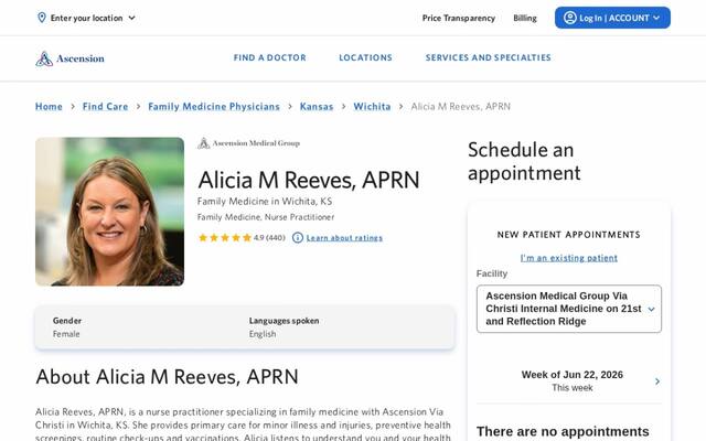 Alicia M. Reeves, APRN