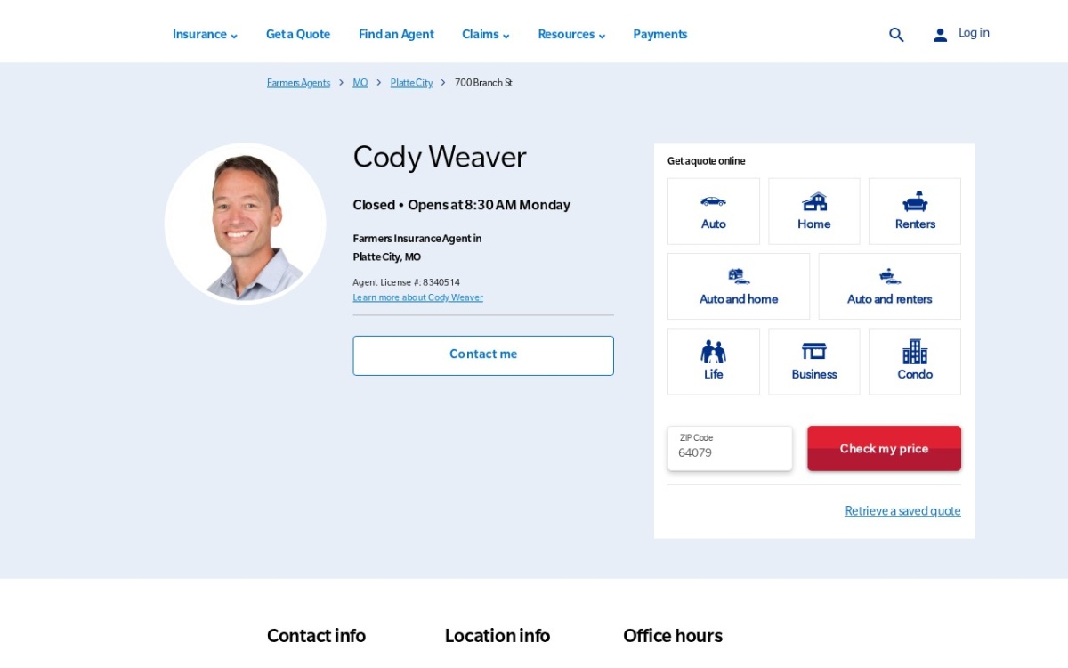 Farmers Insurance - Cody Weaver