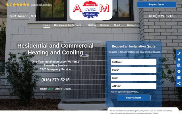 A & M Heating & Cooling