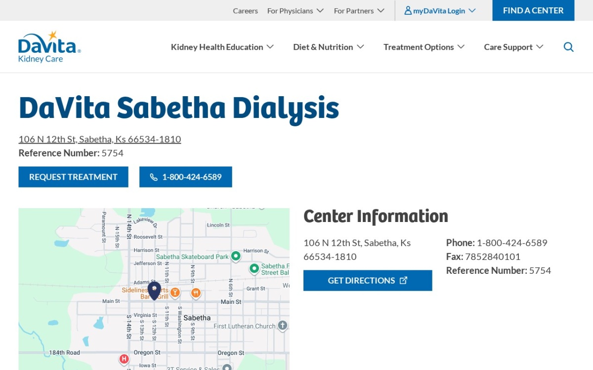 DaVita Sabetha Dialysis