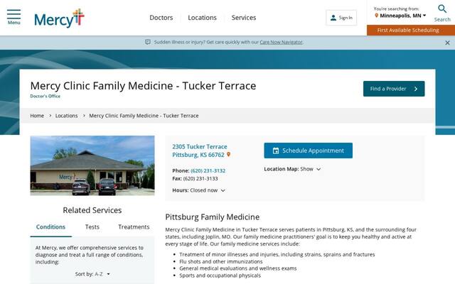 Mercy Clinic Family Medicine - Tucker Terrace