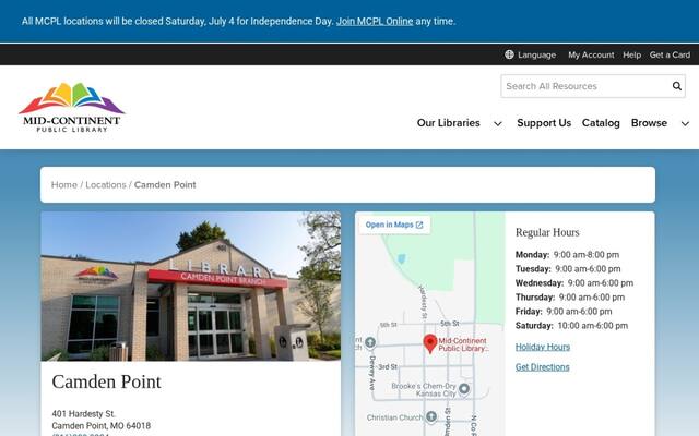 Mid-Continent Public Library - Camden Point Branch