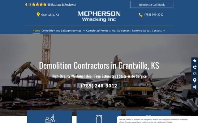 Mcpherson Wrecking Inc