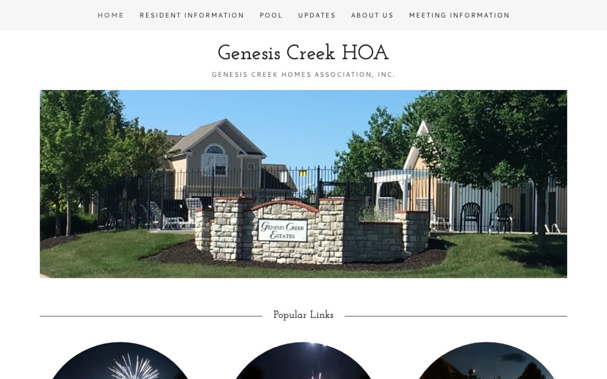 Genesis Creek Homes Association