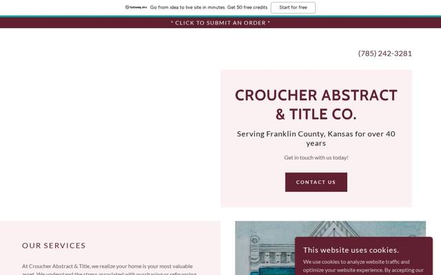 Croucher Abstract & Title