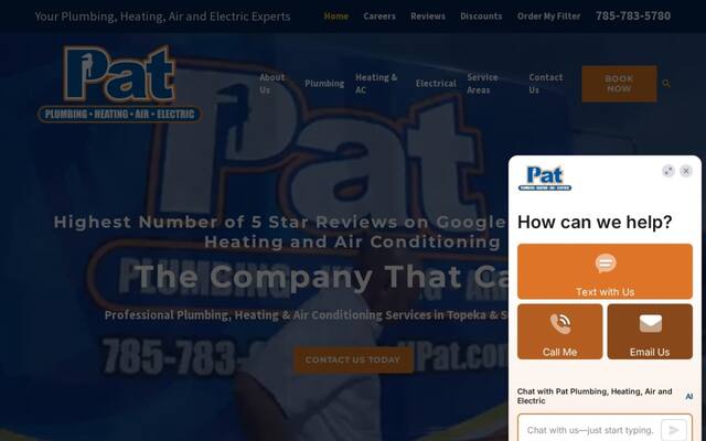 Pat Plumbing, Heating, Air and Electric