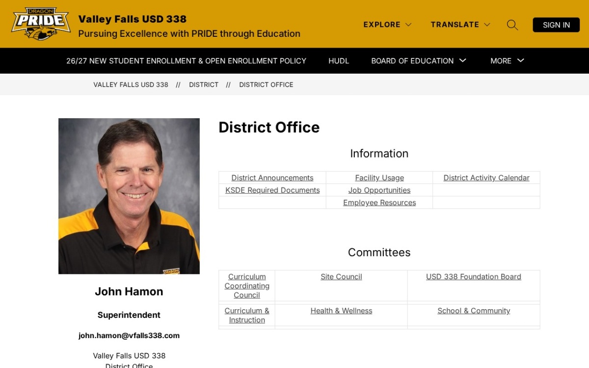 Schools Valley Falls Usd 338
