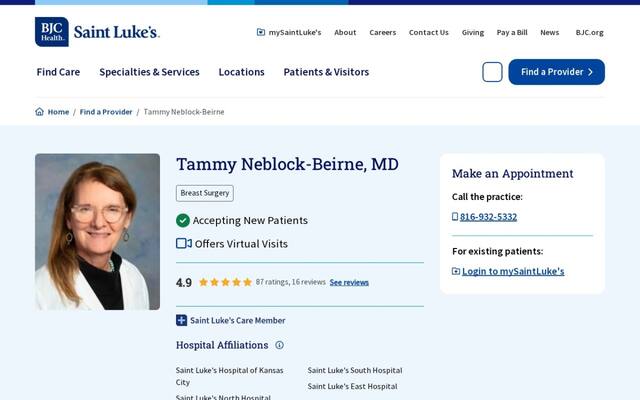 Tammy K Neblock-Beirne, MD