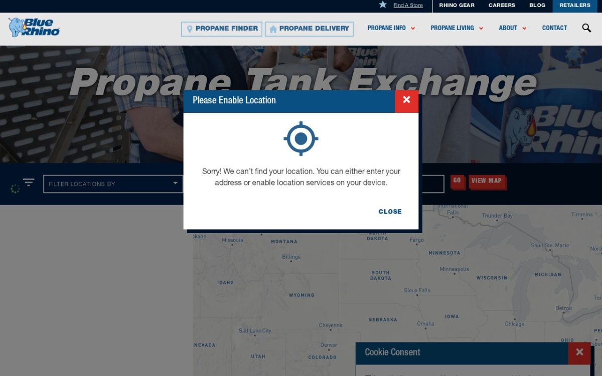 Blue Rhino Propane Exchange