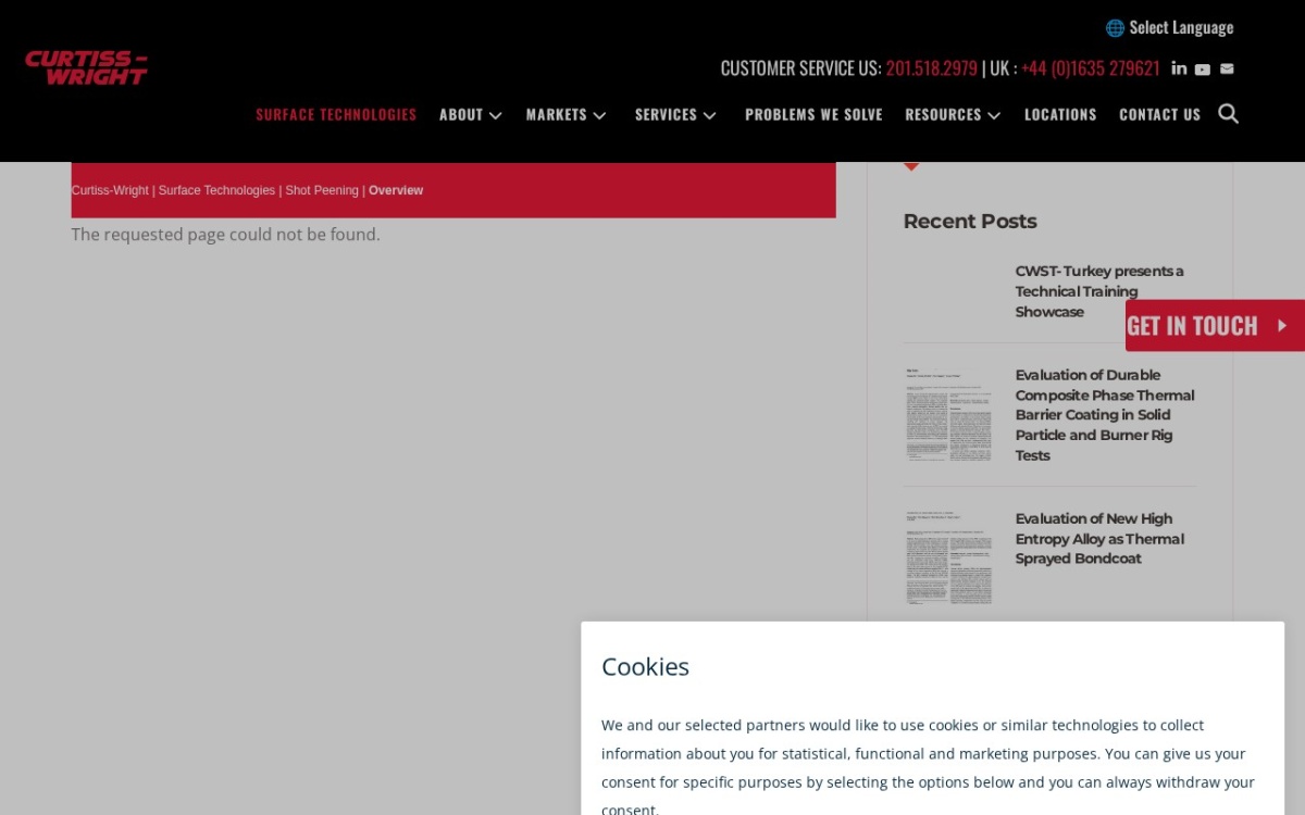 Curtiss-Wright Surface Technologies | Metal Improvement Company (MIC)