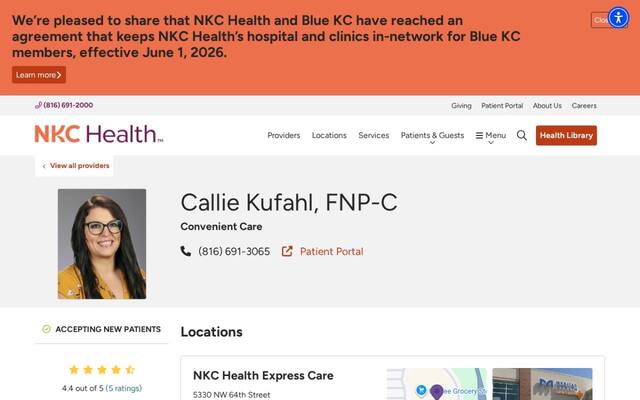 Callie Kufahl, FNP-C