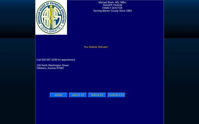 Michael F Reeh Md Chartered