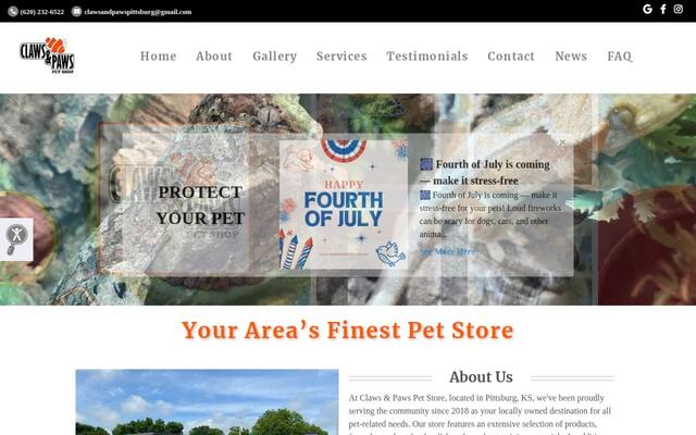 Claws & Paws Pet Store