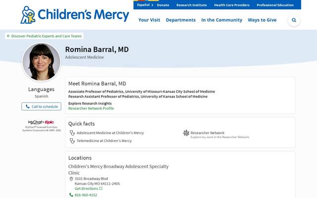 Romina L. Barral MD, MSCR