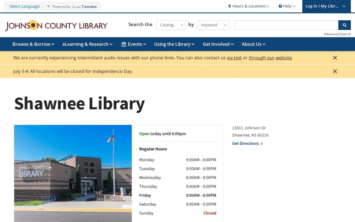 Johnson County Library - Shawnee
