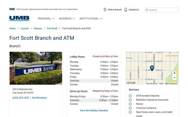 UMB Bank (with drive-thru services)