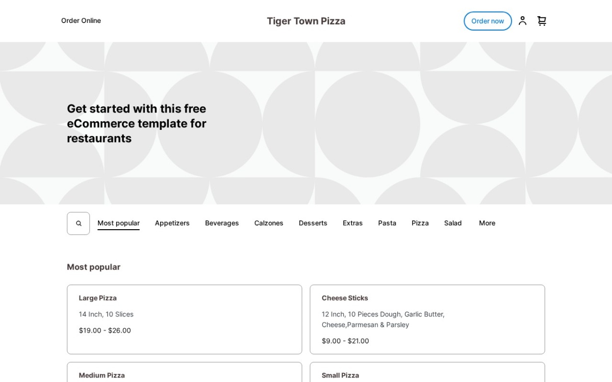 Tiger Town Pizza