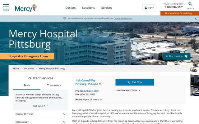 Mercy Hospital Pittsburg