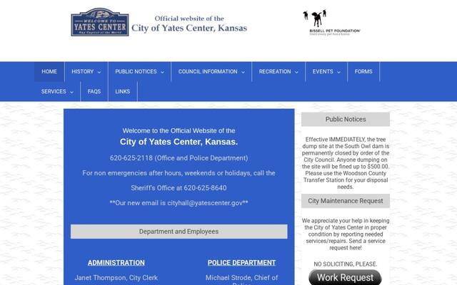 Yates Center Police Department