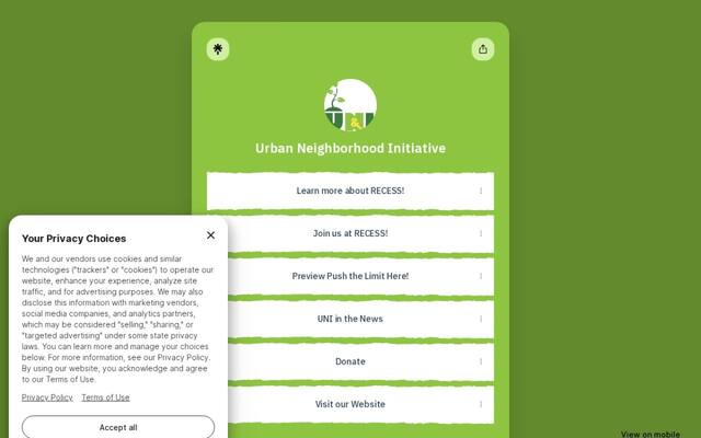 Urban Neighborhood Initiative