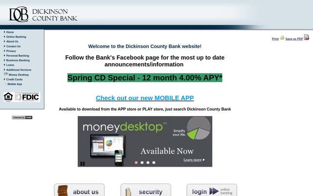 Dickinson County Bank
