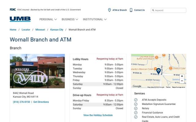 UMB Bank (with drive-thru services)