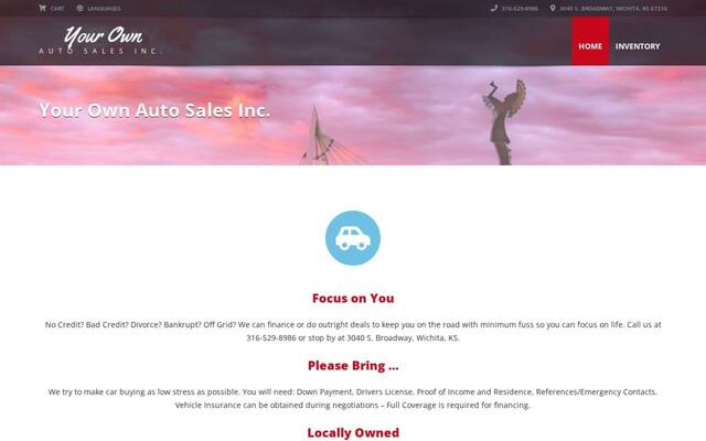 Your Own Auto Sales Inc.