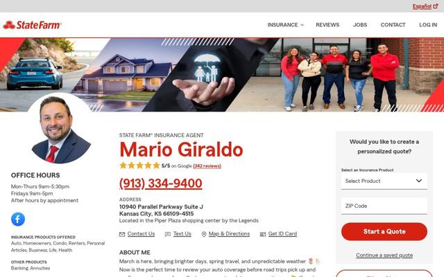 Mario Giraldo - State Farm Insurance Agent