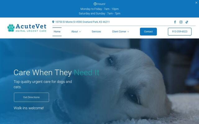 AcuteVet - Veterinary Urgent Care Clinic of Overland Park