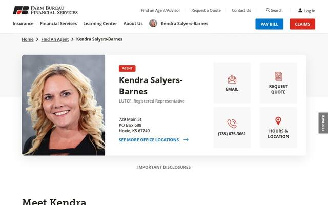 Kendra Salyers-Barnes - Farm Bureau Financial Services