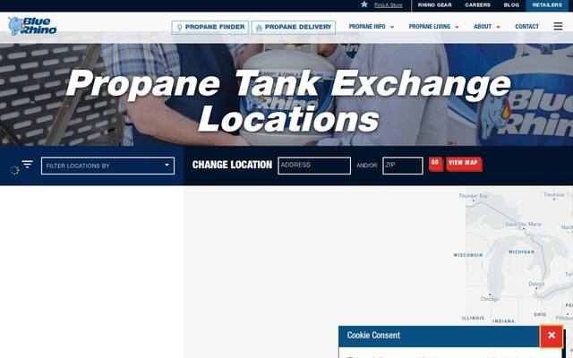 Blue Rhino Propane Exchange