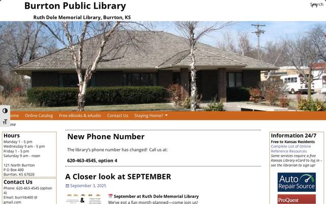 Ruth Dole Memorial Library