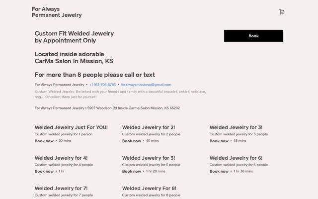 For Always Mission Permanent Jewelry