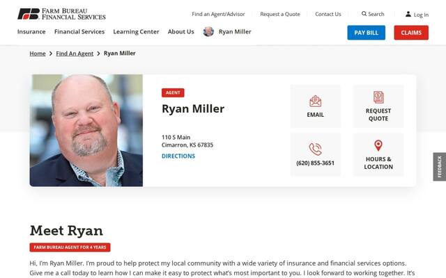 Ryan Miller - Farm Bureau Insurance