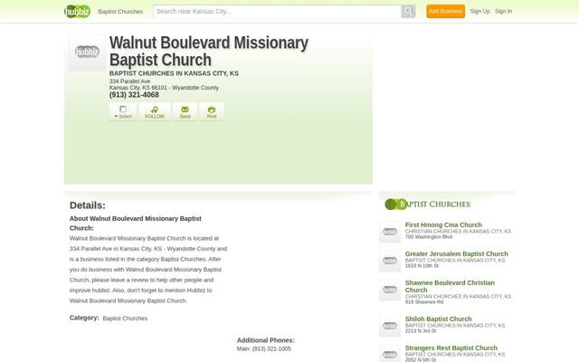 Walnut Boulevard Missionary Baptist Church