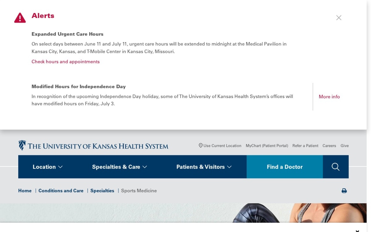 The University of Kansas Health System Physical Therapy