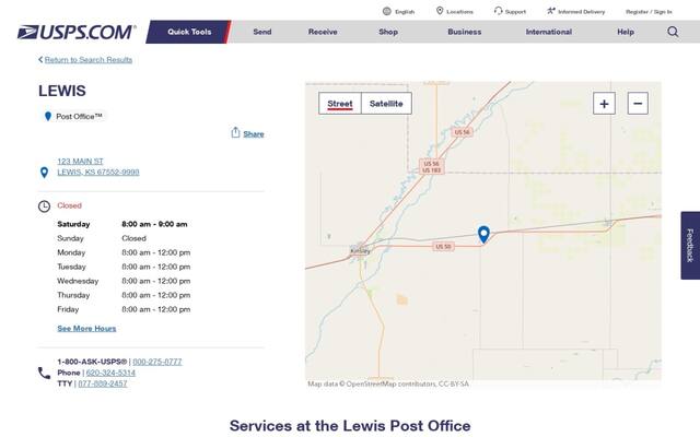 Lewis Post Office