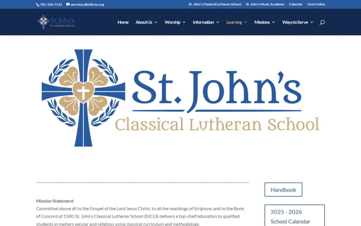 St. John's Classical Lutheran School