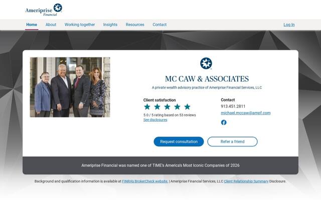 Mc Caw & Associates - Ameriprise Financial Services, LLC