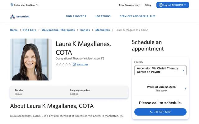 Laura Magallanes, COTA/L