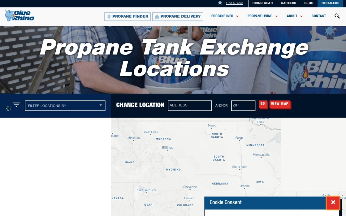 Blue Rhino Propane Exchange