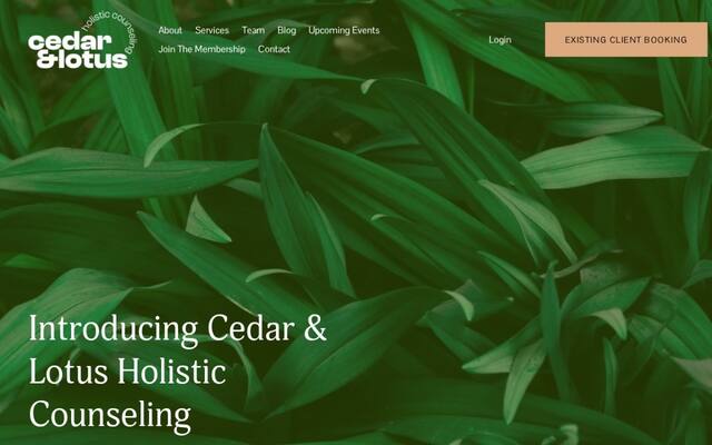 Cedar & Lotus Holistic Counseling
