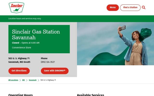 Sinclair Gas Station