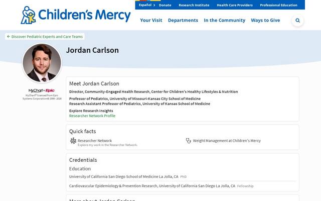 Jordan A. Carlson PhD, MA