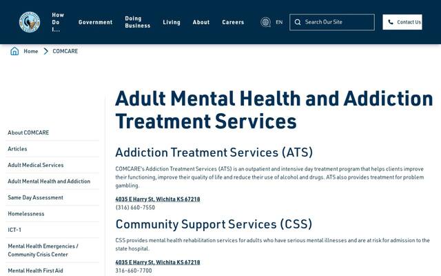 COMCARE of Sedgwick County — Addiction Treatment Services