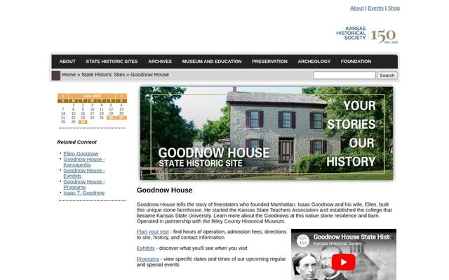 Goodnow House State Historic Site