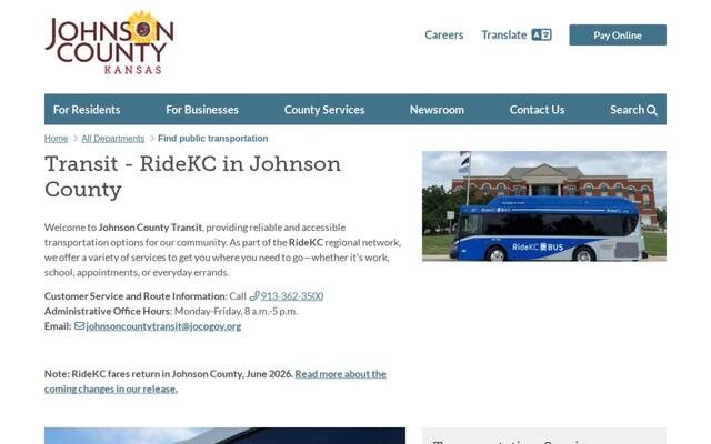 Johnson County Transportation Center
