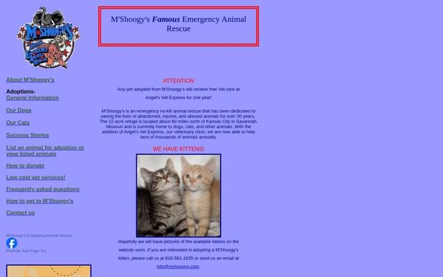 M'Shoogy's Emergency Animal Rescue
