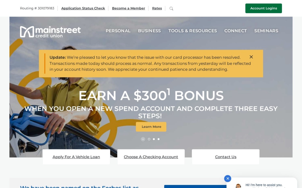 Mainstreet Credit Union