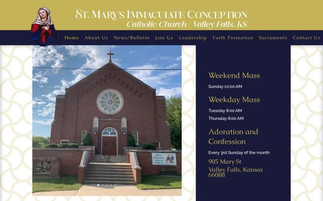 St. Mary's Immaculate Conception - Valley Falls, KS